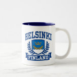Helsinki Finnland Zweifarbige Tasse<br><div class="desc">Helsinki Finnland T - Shirt und Geschenke</div>