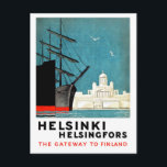 Helsinki, Helsingfors, Tor nach Finnland, Boote Postkarte<br><div class="desc">Perfektes Bild für Ihr neues Druckdesign. Es könnte ein schönes Geschenk oder "letzte Touch" für die Dekoration von Zuhause sein.</div>