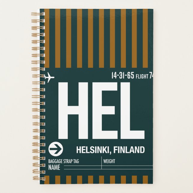 Helsinki - Reiseplaner 2026 Planer (Vorderseite)