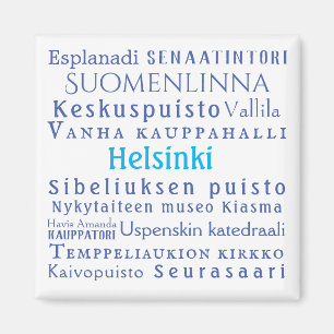 Helsinki-Sehenswürdigkeiten Magnet