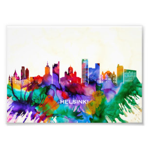 Helsinki Skyline Fotodruck