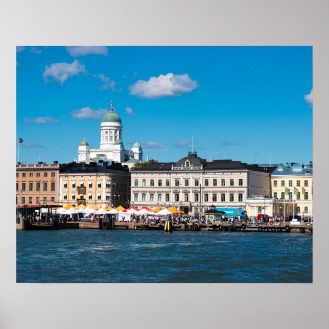 Helsinki Skyline Poster (Vorne)