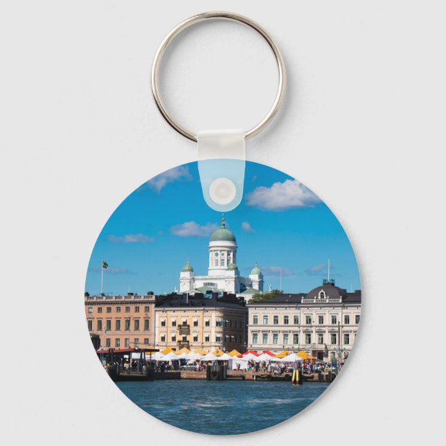 Helsinki Skyline Schlüsselanhänger (Vorderseite)