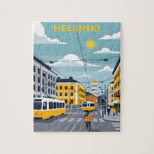Helsinki-Straßenbahn – Stadtlandschaft Finnlands
