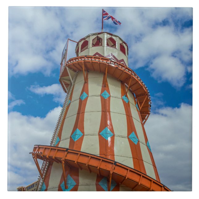 Helter Skelter View Keramik Fliesen (Vorderseite)