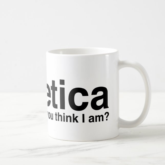 Helvectica01 Kaffeetasse (Rechts)