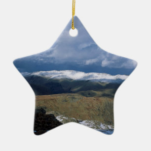 Helvellyn England Holiday Card Poster Foto Block Keramik Ornament
