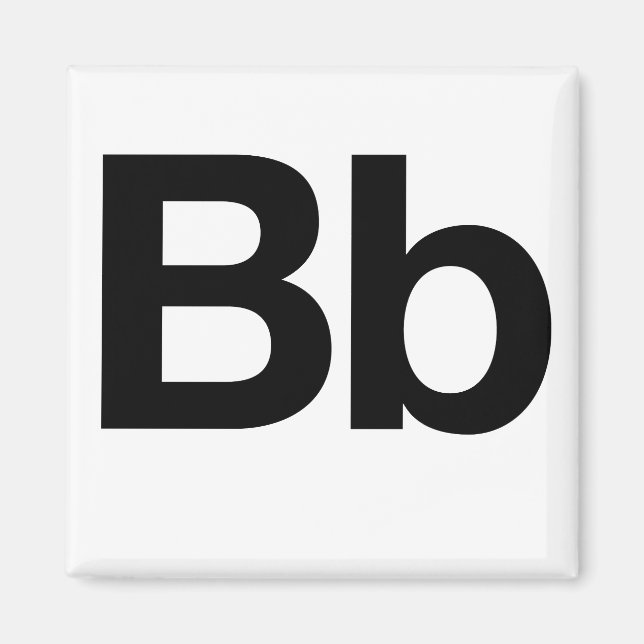 Helvetica Bb Magnet (Vorne)