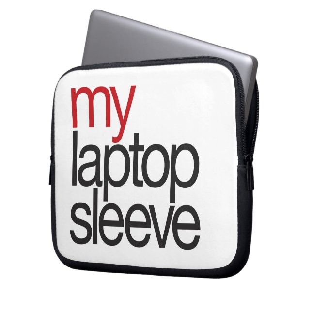 Helvetica Laptopschutzhülle (Vorderseite Links)