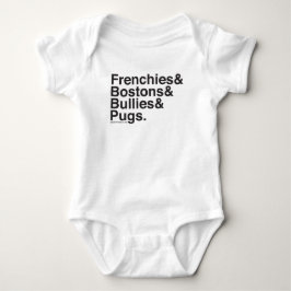Helvetica one-sie Baby des SNORT Baby Strampler