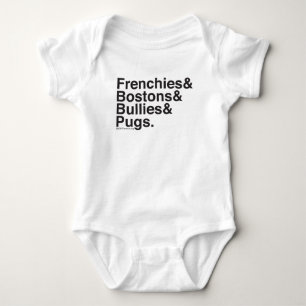 Helvetica one-sie Baby des SNORT Strampler