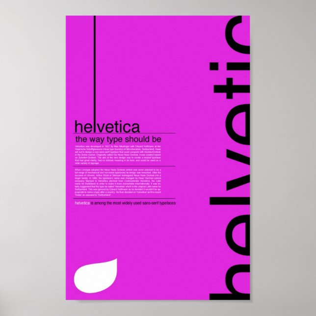 Helvetica Poster (Vorne)