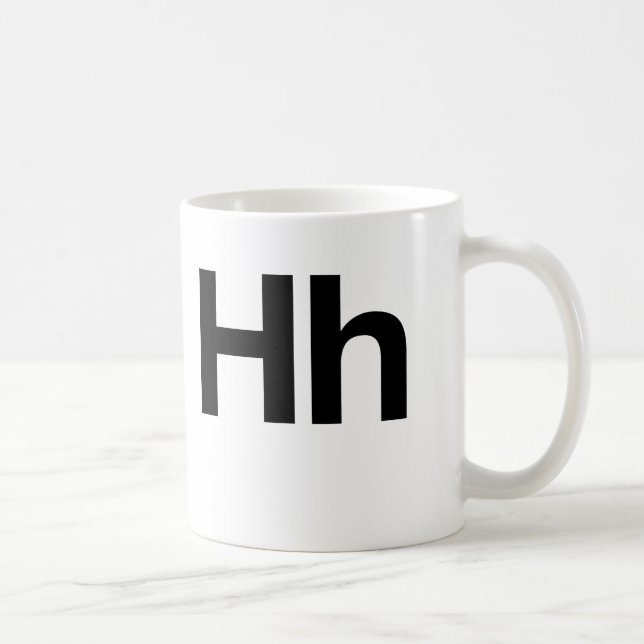 HelveticaHh Kaffeetasse (Rechts)