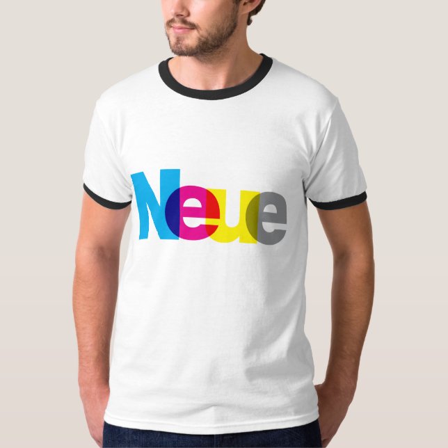 HelveticaNeue CMYK T-Shirt (Vorderseite)