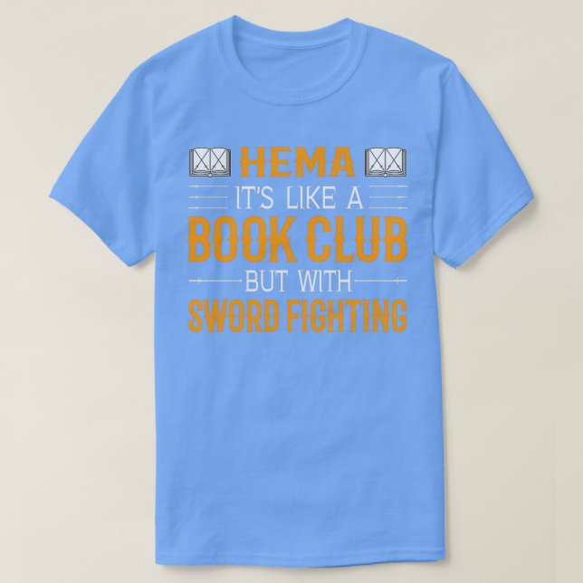HEMA Historisches Schwert der europäischen Kampfku T-Shirt (Design vorne)