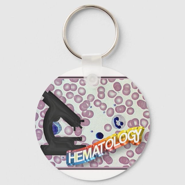 HEMATOLOGIE - Medizintechnik - Labor Schlüsselanhänger (Vorderseite)