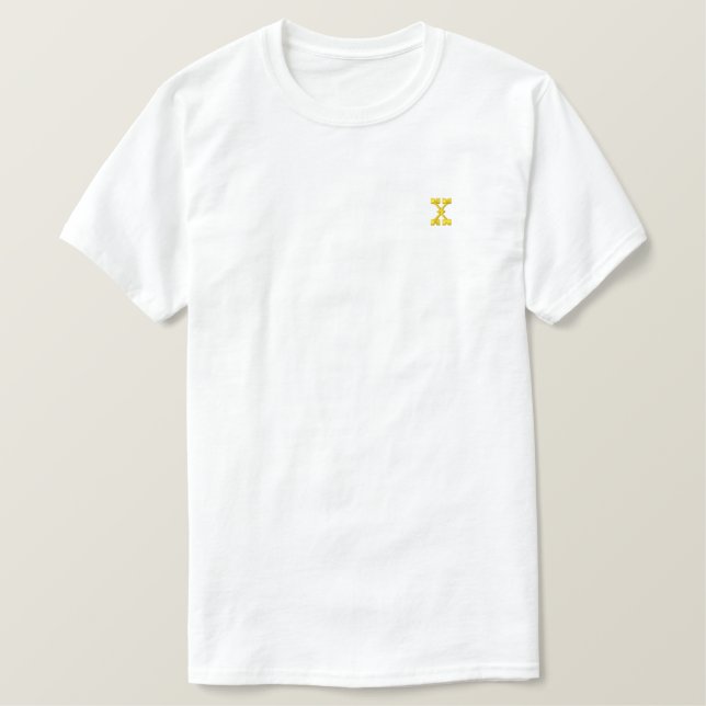 Hemd Besticktes T-Shirt (Design vorne)