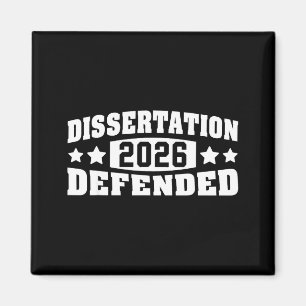 Hemd Dissertation verteidigt PhD Edd Doktortitel Magnet