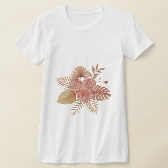 Hemd für Boho-Blume-Liebhaber T-Shirt (Ablage )
