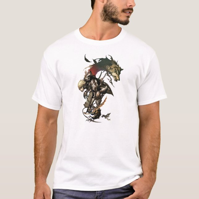 Hemd Lineage 2 Dagger Dark Elf T-Shirt (Vorderseite)