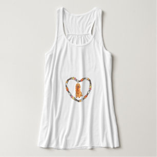 Hemd mit phantastischem Hundedruck Tank Top