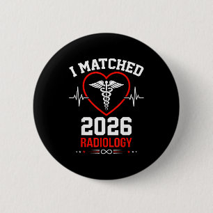 Hemd passt Radiologie-Residency-Match-Tag Button