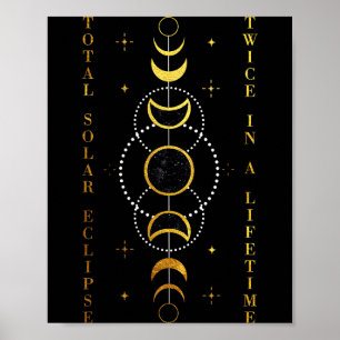 Hemd Totale Sonnenfinsternis Zweimal Lebenslang Poster
