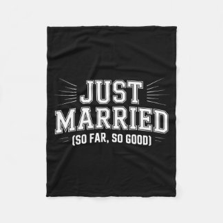 Hemd Verheiratet Hochzeit Humor Frischvermählte Ho Fleecedecke