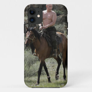 Hemdloser Putin reitet ein Pferd Case-Mate iPhone Hülle