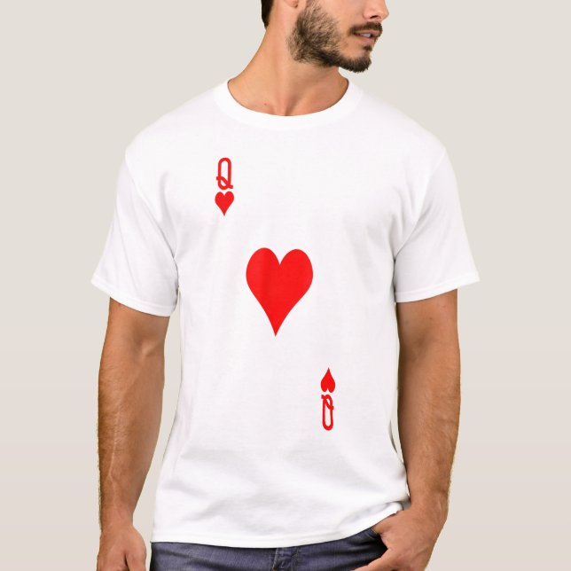 Hemdshirt der Königin des Herzens T-Shirt (Vorderseite)