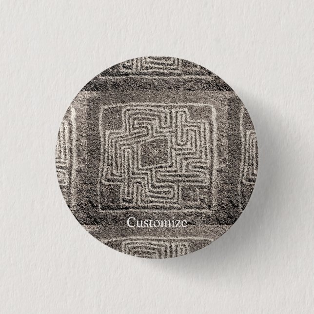 Hemet Maze Stone Thunder_Cover Button (Vorderseite)