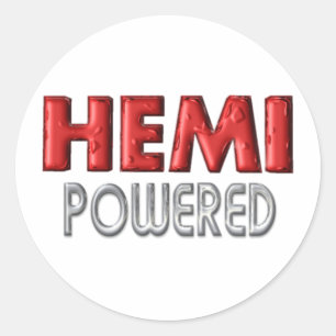 HEMI angetrieben Runder Aufkleber