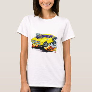 Hemi Cuda gelbes Auto 1971 T-Shirt