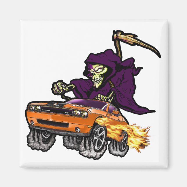 Hemi Orange Challenger SRT8 Magnet (Devant)