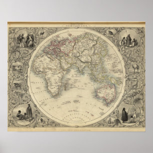 Hemisphäre im Osten 2 Poster