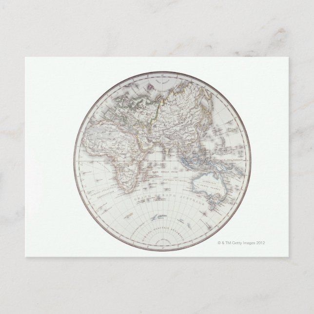 Hemisphäre im Osten 2 Postkarte (Vorderseite)
