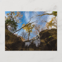 Hemlock Cliffs, Herbst, Indiana Postkarte