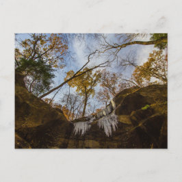 Hemlock Cliffs, Indiana im Herbst Postkarte