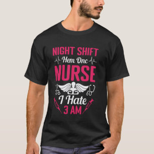 HemOnc-Krankenschwester-Accessoires für die Arbeit T-Shirt