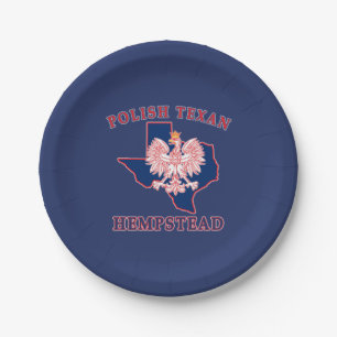 Hempstead Polish Texan Pappteller