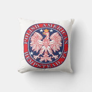 Hempstead Texas Polnischer Adler Kissen