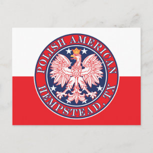 Hempstead Texas Polnischer Adler Postkarte
