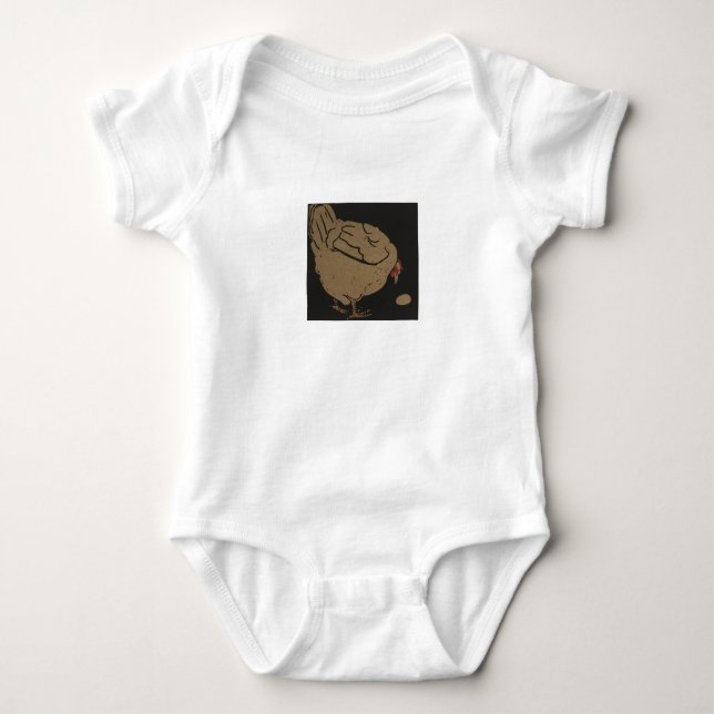 Hen Baby Strampler (Vorderseite)