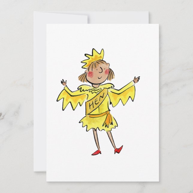 Hen Einladung (Vorderseite)