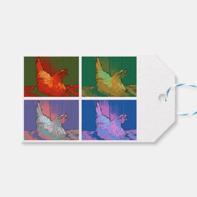 Hen Geschenkanhänger (Vorderseite (Horizontal))