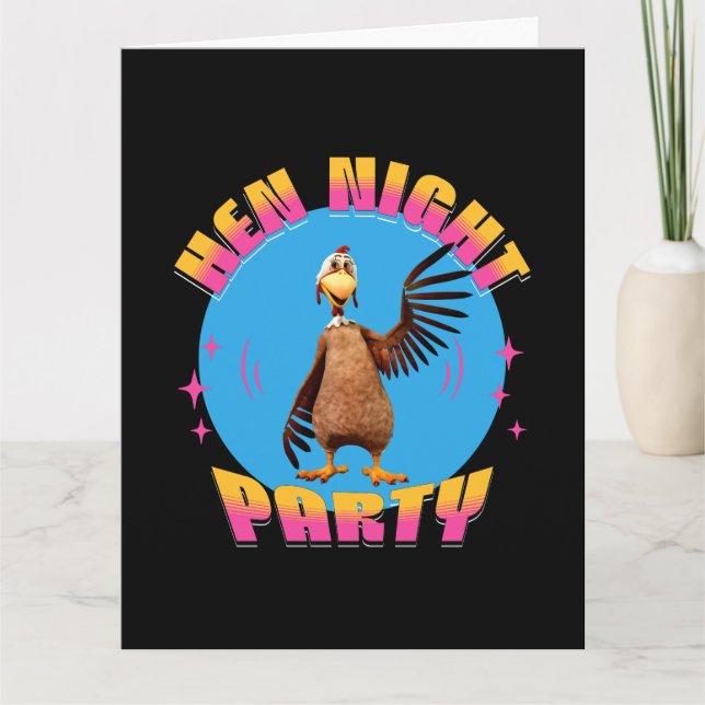 Hen Night Party Funny Junggeselinnen-Abschied Karte (Vorderseite)