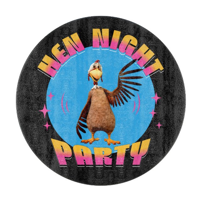 Hen Night Party Funny Junggeselinnen-Abschied Schneidebrett (Vorderseite)