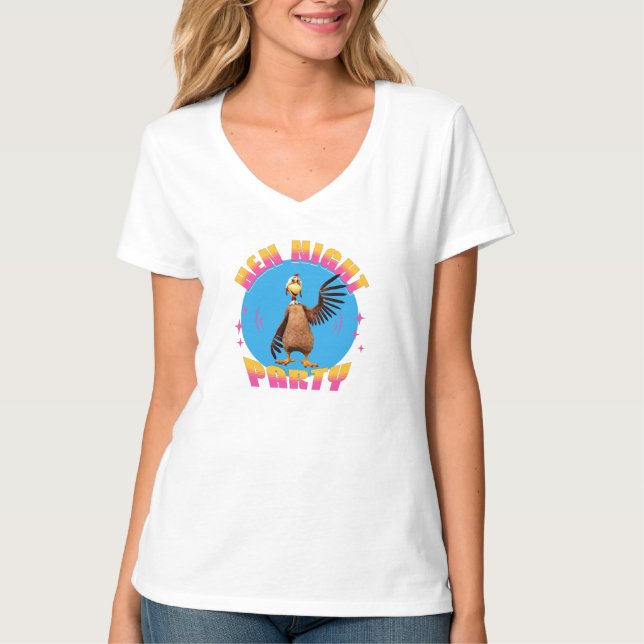 Hen Night Party Funny Junggeselinnen-Abschied T-Shirt (Vorderseite)