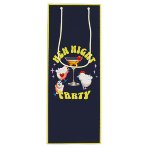 Hen Night Party, Junggeselinnen-Abschied Funny Hen Geschenktüte Für Weinflaschen