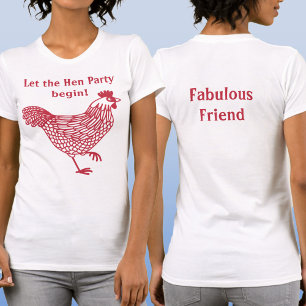 Hen Party Bachelorette Friend T-Shirt